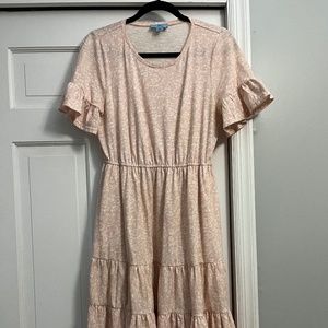 CeCe Pink Floral Dress (size PL)